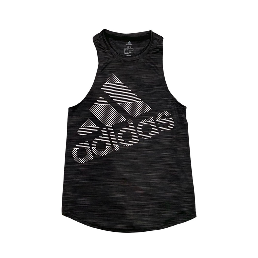 Adidas Striped Logo Tank Top